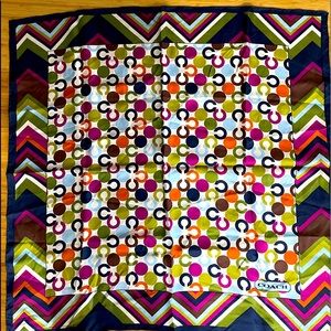 Coach Signature scarf 28x28